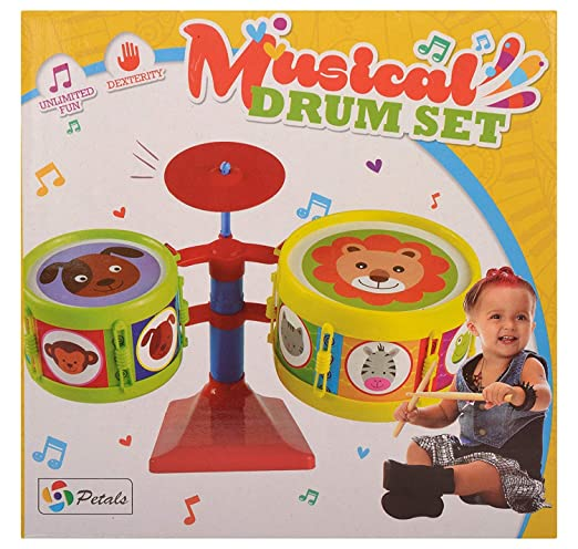 Petals Musical Drum Set Toy with Drumstick