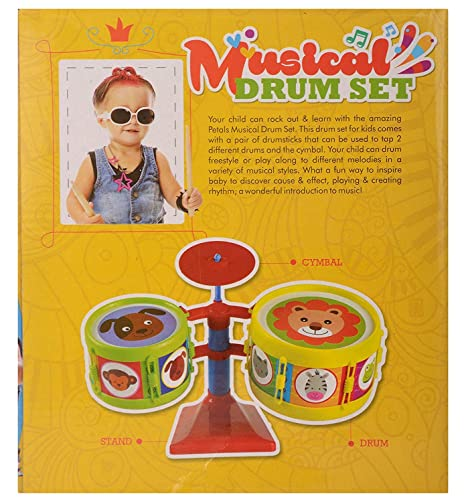 Petals Musical Drum Set Toy with Drumstick