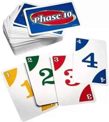 Craveon Phase 10 Card Game A Rummy type Playing card Party & Family Card Games (Multicolor)