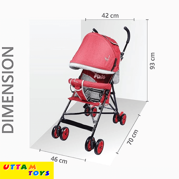 R for Rabbit Pixie Toddles Buggy and Stroller, Baby Stroller and Buggy for Baby, New Born, Kids - Buggy for Kids, Travel Friendly Portable Easy Foldable and Carry