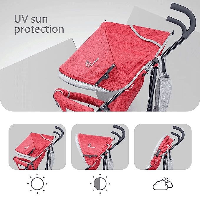R for Rabbit Pixie Toddles Buggy and Stroller, Baby Stroller and Buggy for Baby, New Born, Kids - Buggy for Kids, Travel Friendly Portable Easy Foldable and Carry