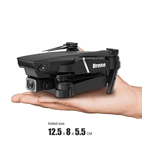 Poldable Drone DM97 Foldable Drone 360degree Eversion, 6 Channel R/C Series,6 Axis RC Quadcopter Altitude Hold, LED Light 2.4GHz , Drone with 4K Live Video , FPV Long Live 2 Battery.