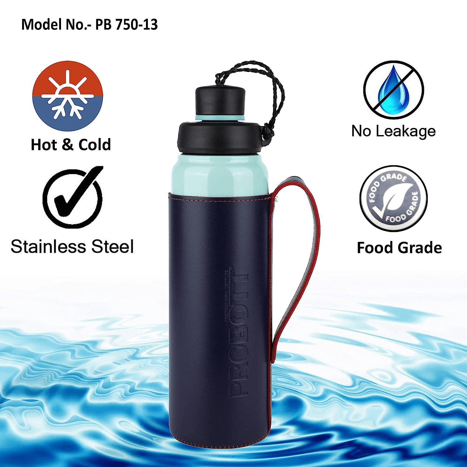 Thermosteel water bottle best sale 750ml