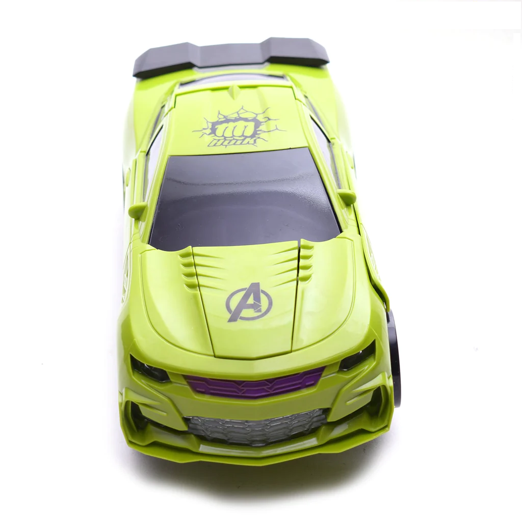 Avengers Hulk Transformer Robot Car For Kids - Green