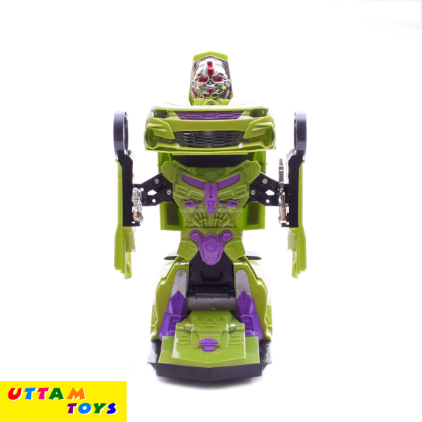 Avengers Hulk Transformer Robot Car For Kids - Green