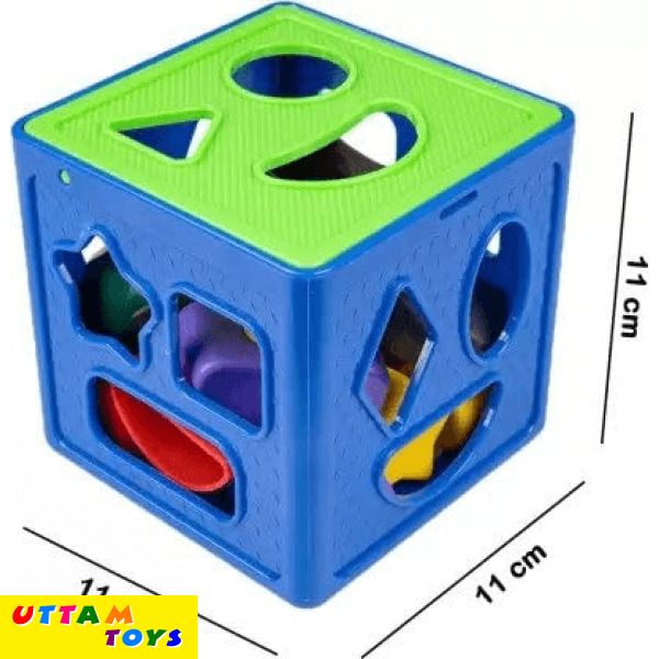 Ratna's Shape Sorter Cube Junior for Kids. A Perfect Shape sorter for Kids (Multicolor)