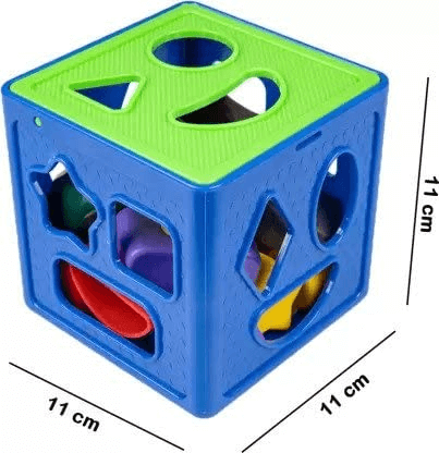 Ratna's Shape Sorter Cube Junior for Kids. A Perfect Shape sorter for Kids (Multicolor)