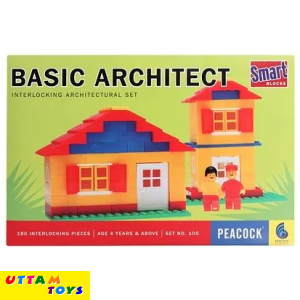 Peacock Smart Blocks Basic Architect - 180 Pieces