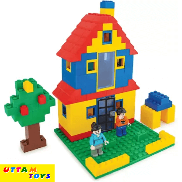 Aiko Town House Building Blocks for Kids (278 Pcs) - Premium Blocks