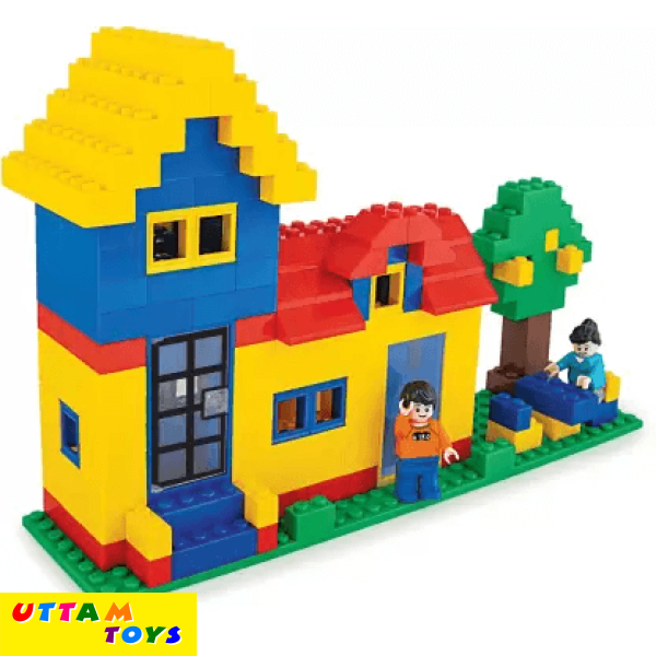 Aiko Town House Building Blocks for Kids (278 Pcs) - Premium Blocks