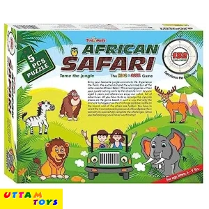 Toymate Smart Fun Activity Games Toys Brain IQ Development Puzzles (African Safari)