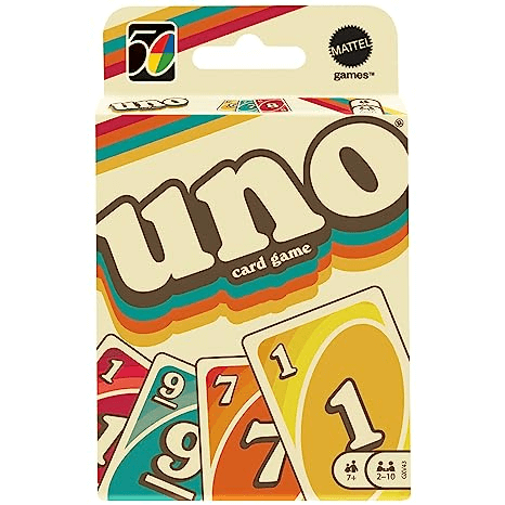 Mattel Games Uno Iconic 1970s Card Game