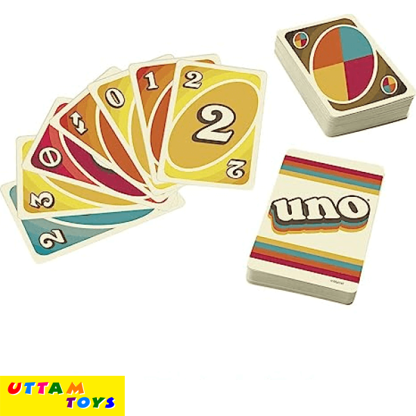 Mattel Games Uno Iconic 1970s Card Game