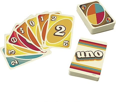 Mattel Games Uno Iconic 1970s Card Game