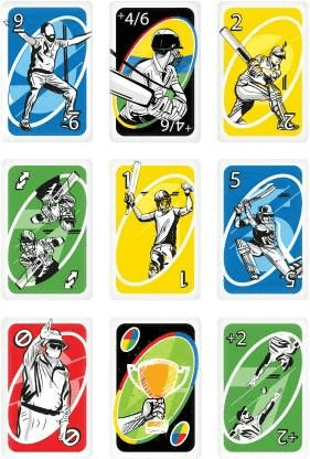 Uno Cricket Card Game