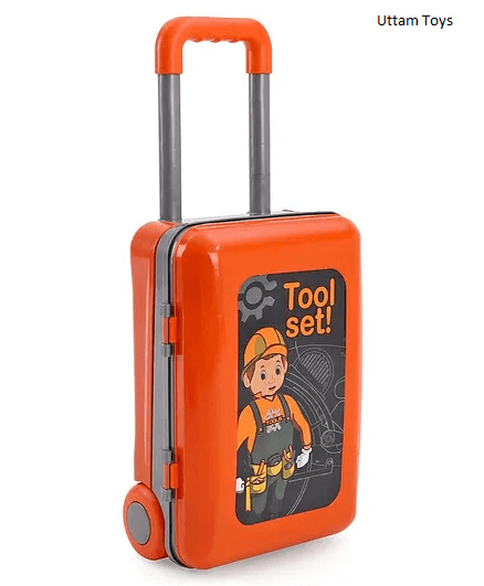 Urban Tots Tools Trolley Set Multicolor- 40 Pieces