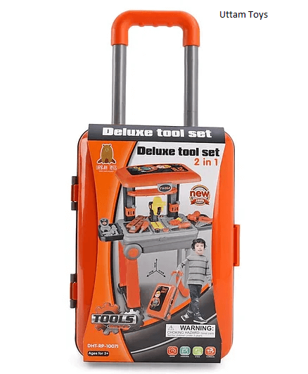 Urban Tots Tools Trolley Set Multicolor- 40 Pieces