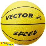 Vector X Speed Rubber Basketball (Color:Yellow, Size:7)