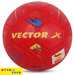 Vector X Spain Soccer Ball PVC Football For Training And Practice (Red) Size-5