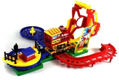 Wel Dey Train Fun Electronic Flip-Track Action
