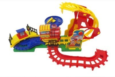 Wel Dey Train Fun Electronic Flip-Track Action