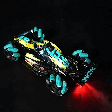 Uttam Toys Hand Sensor Stunt Toy Car Remote Control Smoke Car with LED Lights for Kids 1:10 Fog Stunt Drift Rc Car High Speed Racer Remote Control Toys 360° Rotation Fast Stunt Toy Car