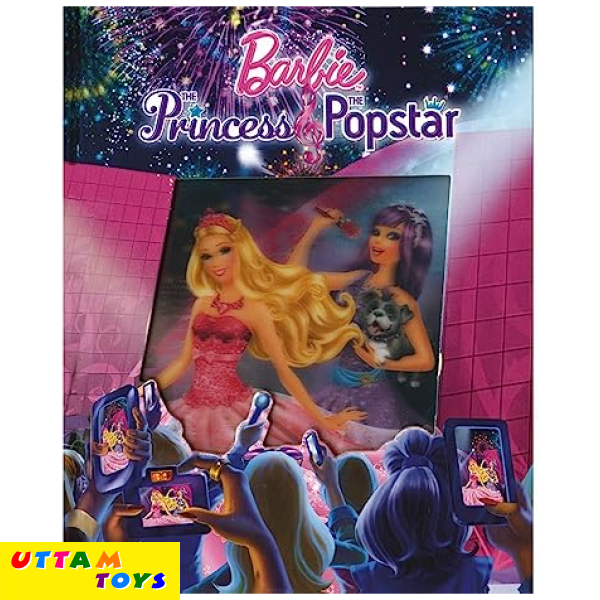 Uttam Toys Barbie The Princess & The Popstar: A Magical Story Hardcover