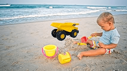 Funwoods Friction Dumper Truck Toy for Kids - Multicolors