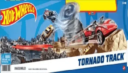 Hot Wheels Tornado Trackset (Multicolor)