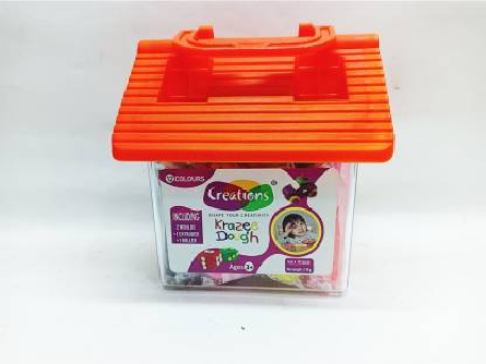 Creations House Pack 12 Clay Shades (18g Each), 2 Molds, 1 Extruder, 1 Roller - Multicolor