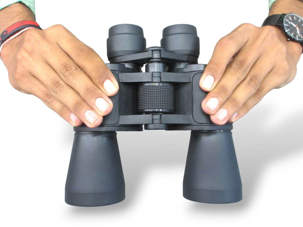Uttam Toys Professional Binoculars Viewin Wide-Angle Lens – HD View - Water Resistant Protective Nonslip Rubber - (Black)