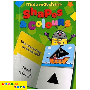 Uttam Toys Mix & Match Shapes & Colours Book