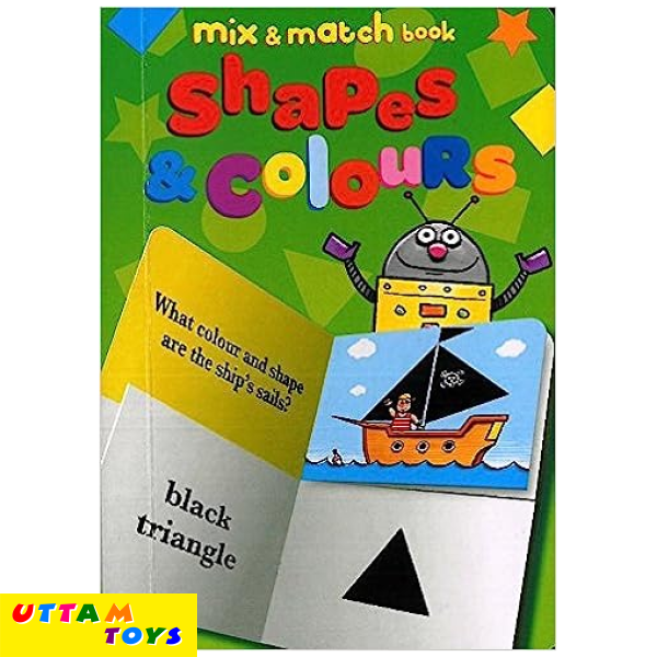 Uttam Toys Mix & Match Shapes & Colours Book