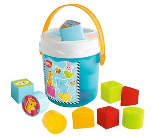 Simba ABC Colorful Sorting Learning Bucket For Kids, Blue