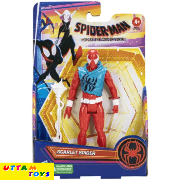 Hasbro Marvel Spider-Man: Across the Spider-Verse Scarlet Spider Toy for Kids Ages 4 and Up