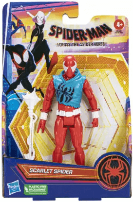 Hasbro Marvel Spider-Man: Across the Spider-Verse Scarlet Spider Toy for Kids Ages 4 and Up