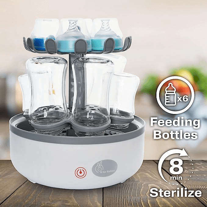 R for Rabbit i Bot Bottle Sterilizer Electric (Multi- 6 Bottles Container)