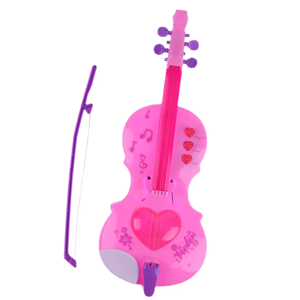 Pink violin toy discount