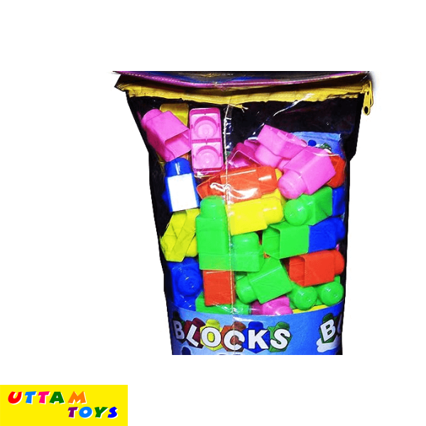 Uttam Toys Buzzy Blocks 72 Piece Building Blocks/ Foundation Toys