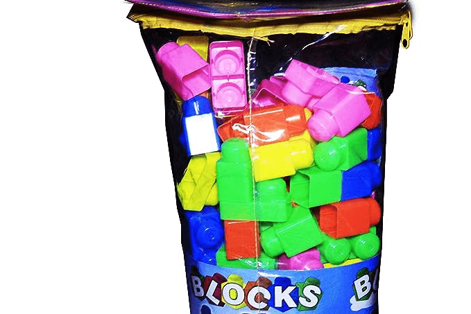 Uttam Toys Buzzy Blocks 72 Piece Building Blocks/ Foundation Toys