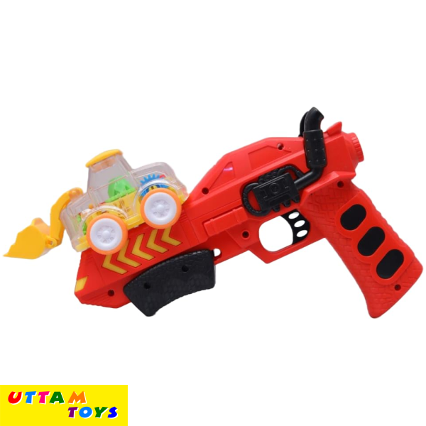 Transparent Gear Car Launcher Gun