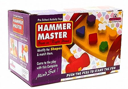 Darshan Toys Hammer & Nail Pounding Game Set