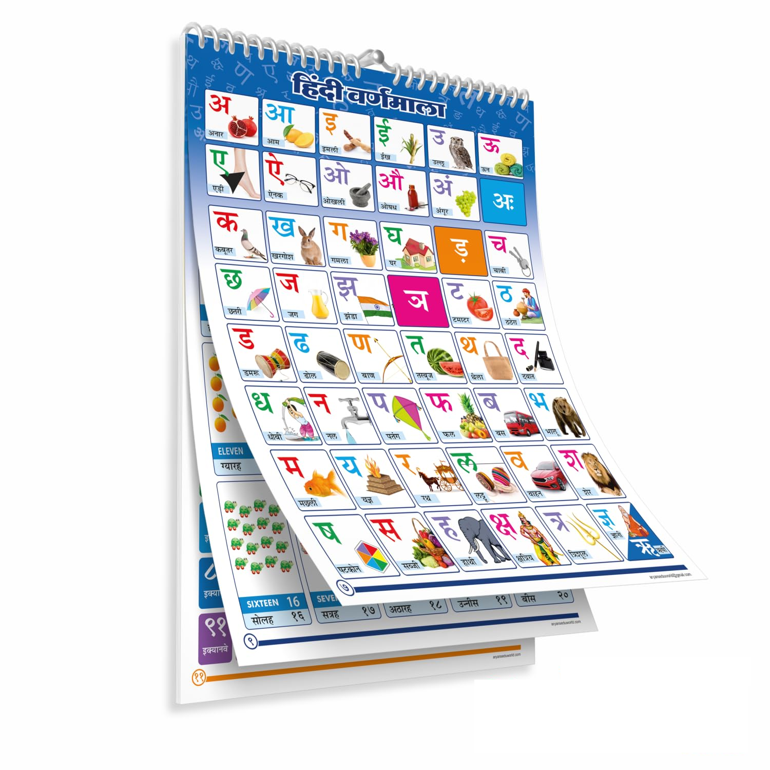 Aryans Educational Chart Look And Learn Hindi & English
