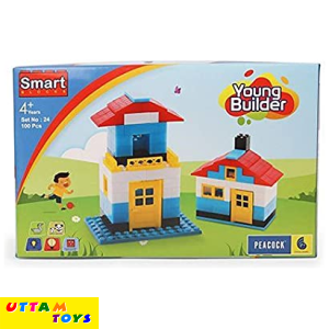 Peacock Smart Blocks Young Builder, Multicolor