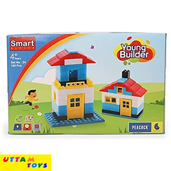 Peacock Smart Blocks Young Builder, Multicolor