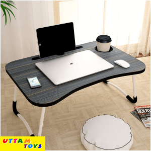 Uttam Toys Foldable Bed Study Table Portable Wood Multifunction