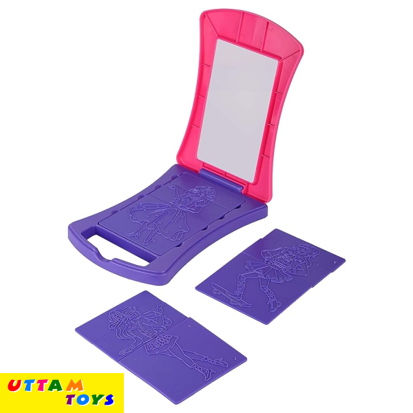 Toymate Style Divas - Over 600 Combinations - A Fashion Designing Model Trace & Art Drawing Game for Age 6 Years+