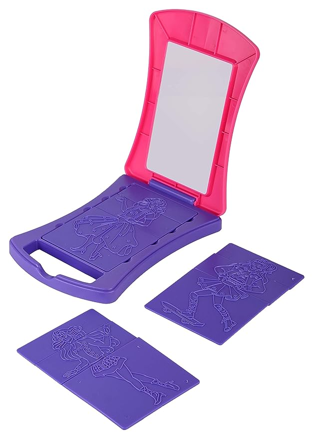 Toymate Style Divas - Over 600 Combinations - A Fashion Designing Model Trace & Art Drawing Game for Age 6 Years+