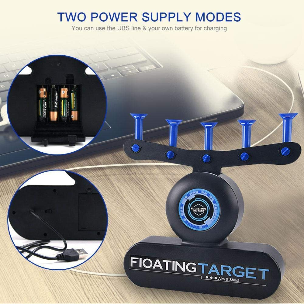 hover blast floating target