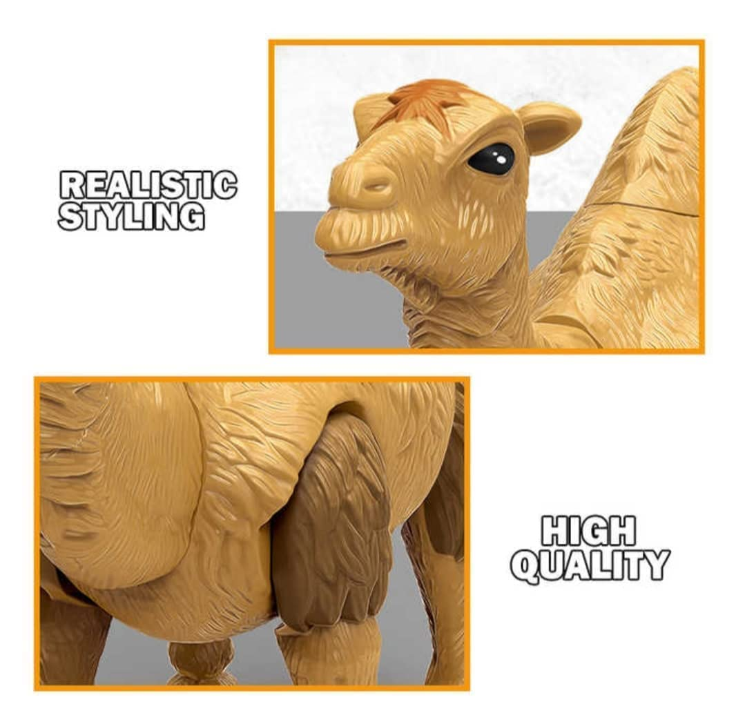 Sound Animal Toy Walking Animal with Battery Operated for You Kids (Multicolour) (Camel)
